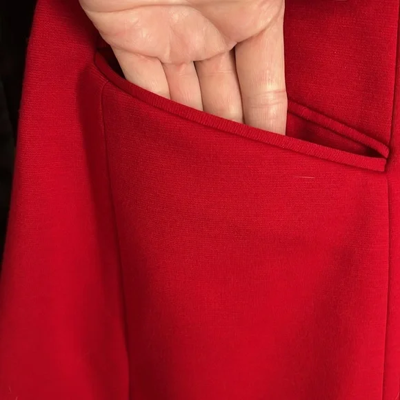 Coldwater Creek red blazer suit jacket lined Size 20 office work party preppy - Picture 3 of 17